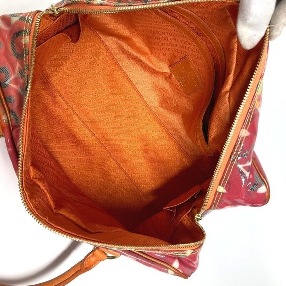 LOUIS VUITTON Orange Monogram Leather Bag - Picture 11 of 16